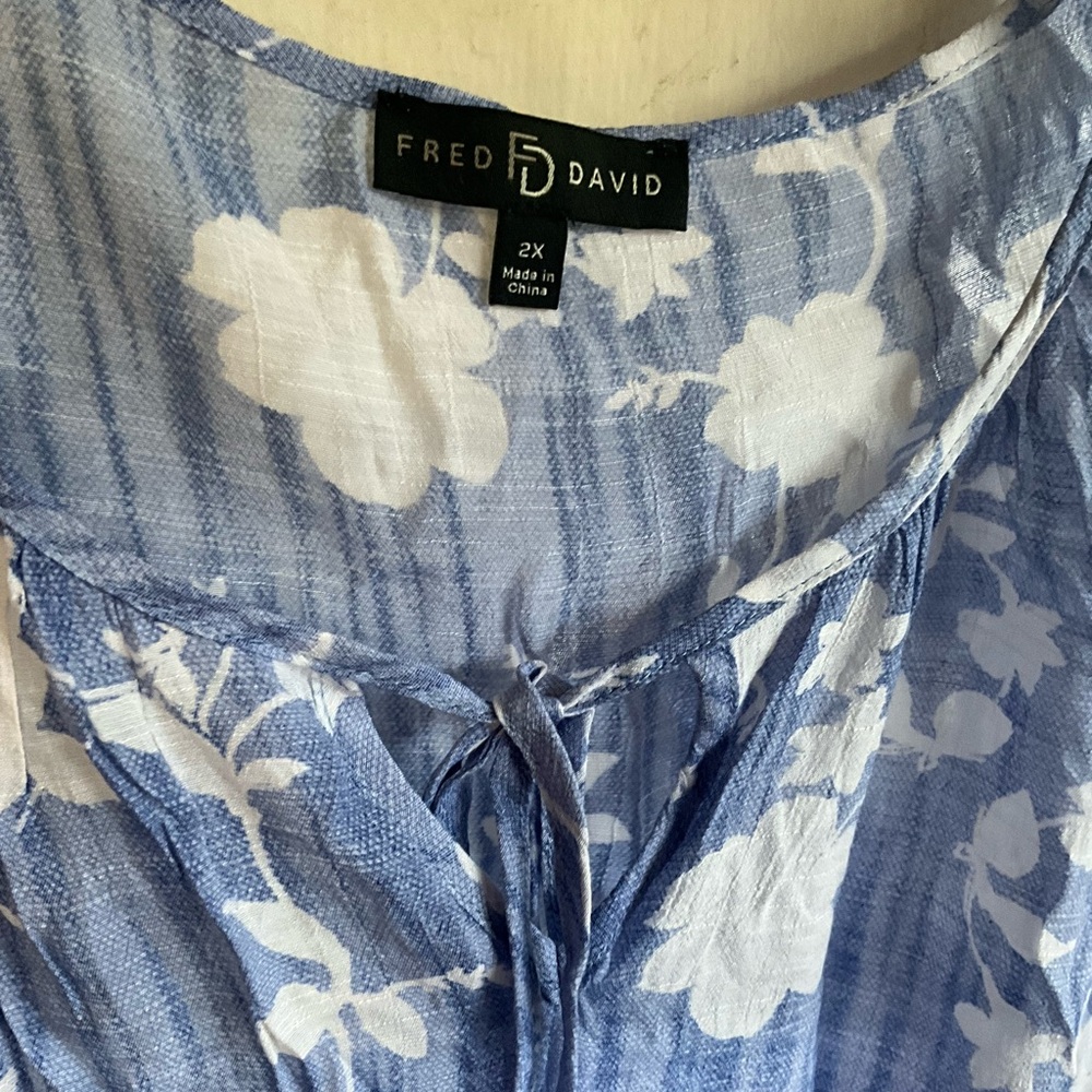 Fred David size 2X ladies top - Picture 4 of 6